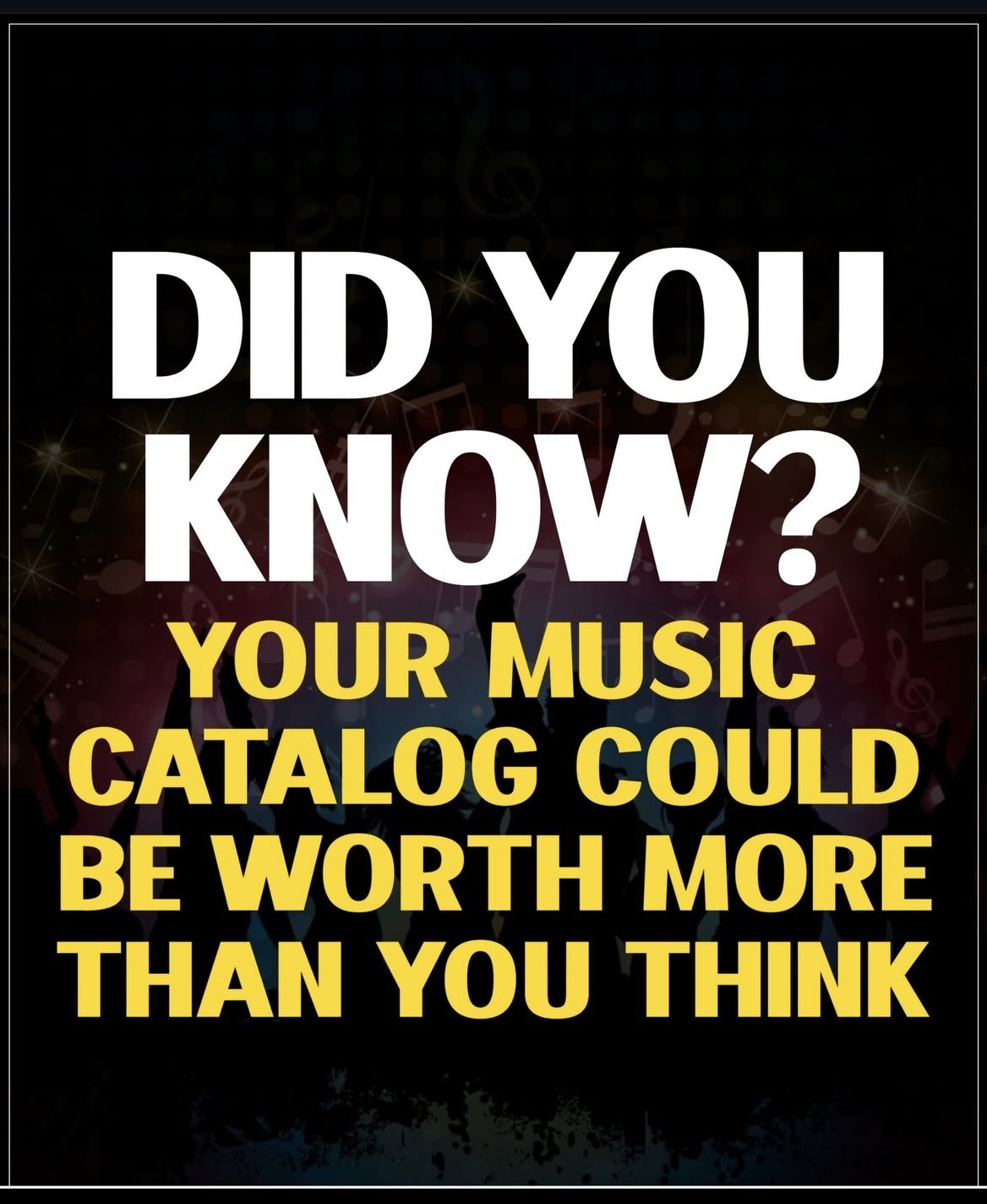 Did you know? Your music catalog could be worth more than you think